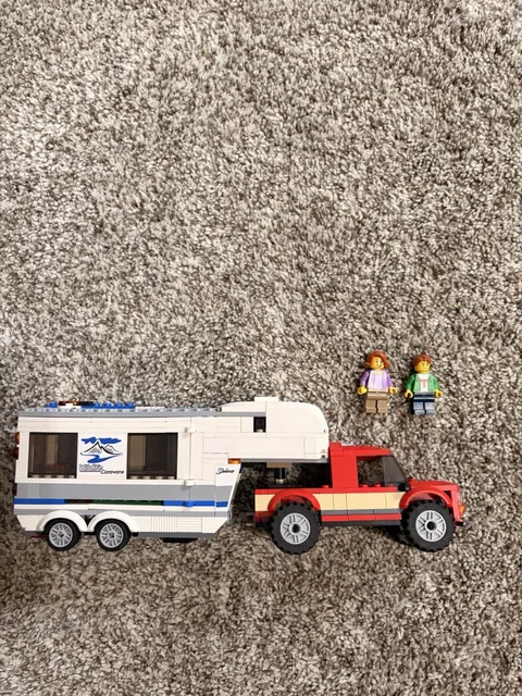 Lego Set 60182 Truck And Trailer With 2 Minifigures Not All Parts From Set Come