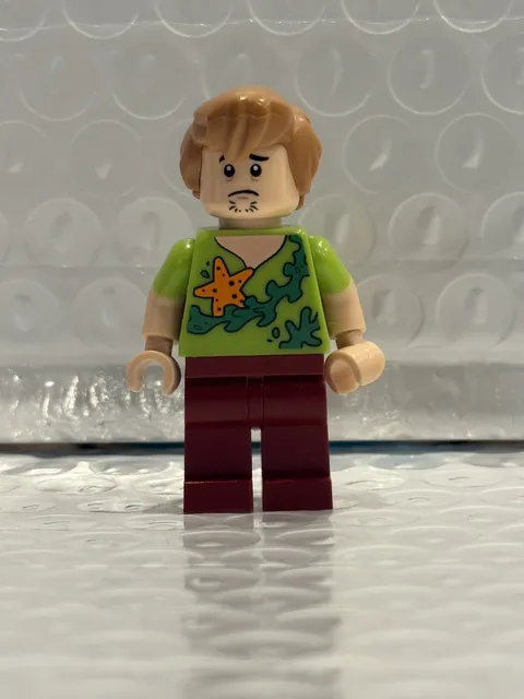 Lego Minifigure Scooby-Doo Shaggy Rogers Seaweed & Starfish Shirt scd012 - 75903