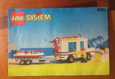 LEGO System Guide Booklet 6351 - Town Surf n Sail Camper