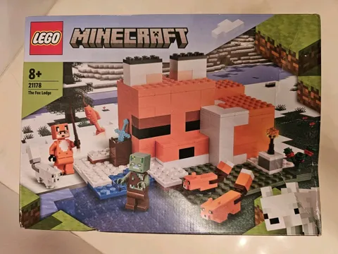 Lego 21178 Minecraft The Fox Lodge 193 Pieces 5 Mini Figures New Sealed Retired 