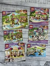 Lego Friends Instruction Manuals 41006 3063 3187 3061 41038 Books 1 And 2