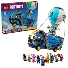 LEGO Fortnite Battle Bus 77073 Toy Set with 9 Minifigures Kids Gift Age 10+