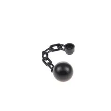 1x LEGO Chain Link 5 Round Black Police Prison 6325312 50800 15532