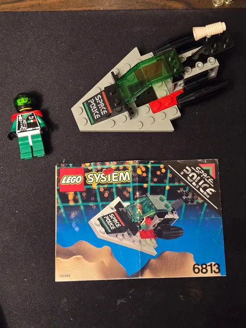 Galactic Chief 1993 LEGO Space Police Set # 6813 Complete w/ Instructions