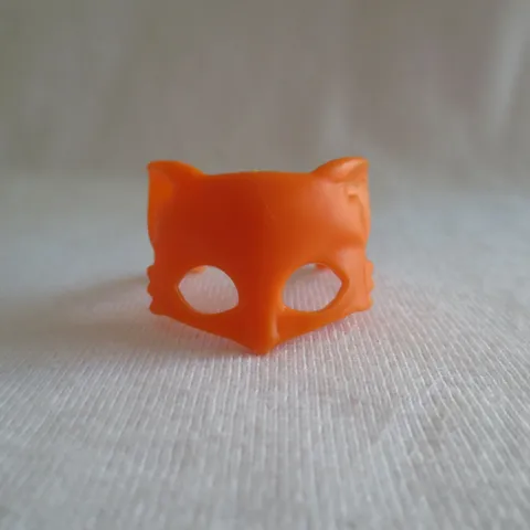 NEW Barbie Club Chelsea Tree House Doll Orange Fox Mask ~ Accessory Clothing