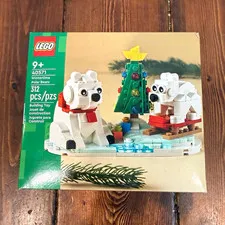 LEGO Seasonal Building 40571 Wintertime Polar Bears 312 pcs Ages 9+