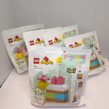 LEGO DUPLO 30712 Celebration Cake 4-in-1 Polybag Complete Set, Lot Of 5