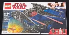 New Factory Sealed Retired LEGO Star Wars 75179 Kylo Ren's TIE Fighter 