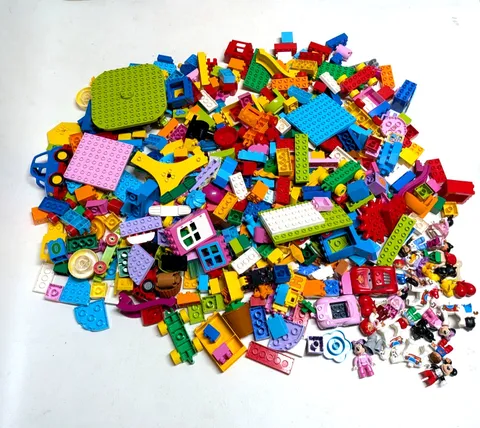 Lego Duplo 13+ lbs Bulk Lot Vehicles Figures Assorted Bricks Blocks Parts