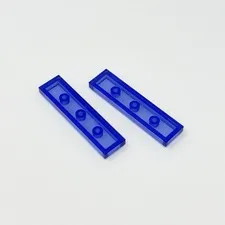 2431 LEGO Parts Tile 1x4 TRANSPARENT PURPLE (2)