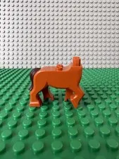 LEGO - Minifig, Lower Body Centaur with Dark Brown Tail Pattern - Dark Orange