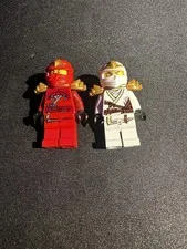 LEGO NINJAGO ZX Suit Kai and Zane.  Good Condition Clean, Retired, Minifigure
