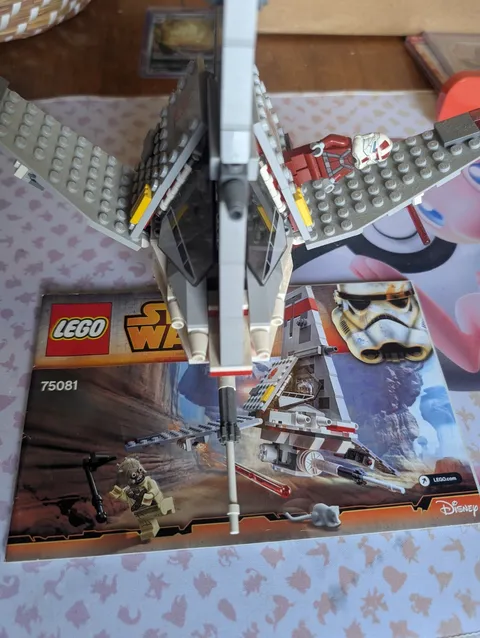 LEGO 75081 Star Wars T-16 Skyhopper Assembled Set w/ Instructions 98% Complete