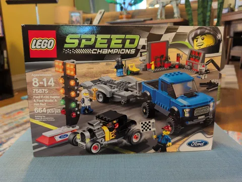 LEGO SPEED CHAMPIONS Ford F-150 Raptor & Ford Model A Hot Rod 75875