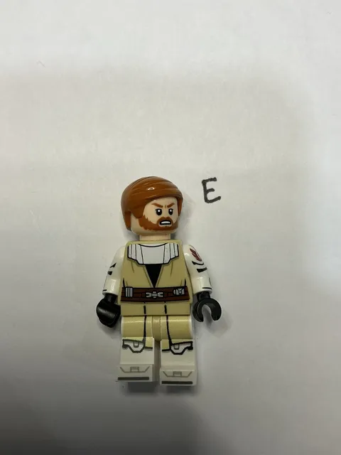 Lego New Star Wars Obi-Wan Kenobi Minifigure Jedi 75432 Clone Wars White Armor