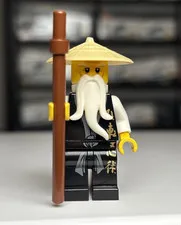 Lego Ninjago Minifigure - Wu Sensei njo0026 - The Golden Weapons 2521 2507 2255