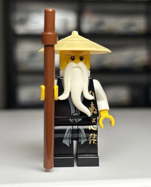 Lego Ninjago Minifigure - Wu Sensei njo0026 - The Golden Weapons 2521 2507 2255