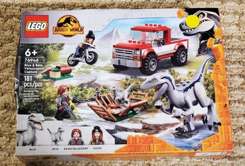 LEGO Jurassic World 76946 Blue & Beta Velociraptor Capture  NEW SEALED