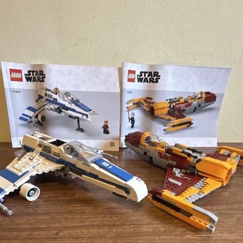 LEGO Star Wars 75364 New Republic E-Wing vs Shin Hati Starfighter Built No Box