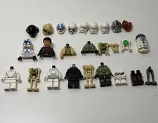 LEGO Star Wars Minifigure Parts lot Plus 1 mystery minifigure
