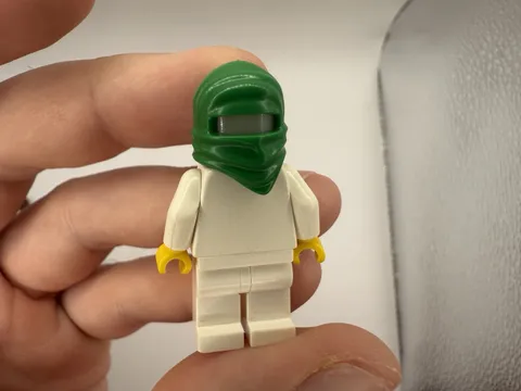 Custom Lego Ninjago Ninja GREEN HEAD WRAP - Lloyd Minifig Headwrap Hood Hat