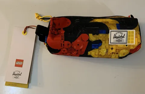 Lego Settlement Pencil Case Little Herschel- Scavenger Hunt Bricks New with Tags