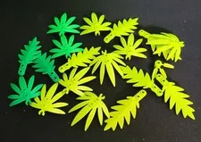 LEGO Bright Green Finger Leaves Leaf Lot  Jungle Tree Limb Plant