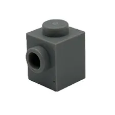 Lego 87087 Light Bluish Gray Brick Modified 1 x 1 With Stud On 1 Side 4558953