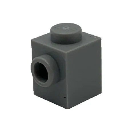 Lego 87087 Light Bluish Gray Brick Modified 1 x 1 With Stud On 1 Side 4558953