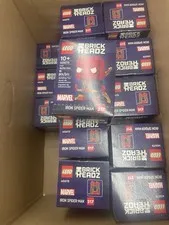 LEGO BRICKHEADZ: Iron Spider-Man (40670) Lot Of 24 Free Shipping