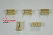 LEGO NEW 1x2 Tan Hinge Base (5x) 6174919 Brick 3937