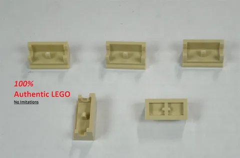 LEGO NEW 1x2 Tan Hinge Base (5x) 6174919 Brick 3937
