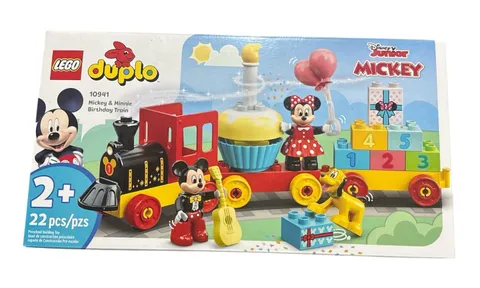 LEGO DUPLO 10941 Disney Mickey & Minnie Birthday Train Set 22 Pc New Sealed