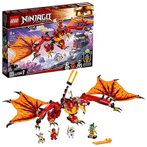 LEGO Ninjago Legacy Fire Dragon Attack 71753 Toy Ninja Boy Bricks Blocks