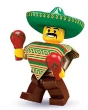 LEGO 8684 Series 2 Minifigure Maraca Man CMF Retired Sealed