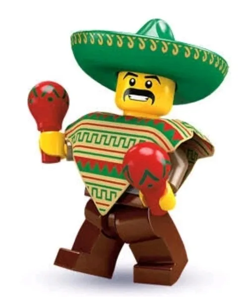 LEGO 8684 Series 2 Minifigure Maraca Man CMF Retired Sealed