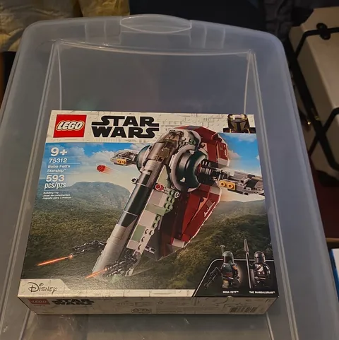 LEGO Star Wars 75312 Boba Fett's Starship Retired Set Brand New In Sealed Box