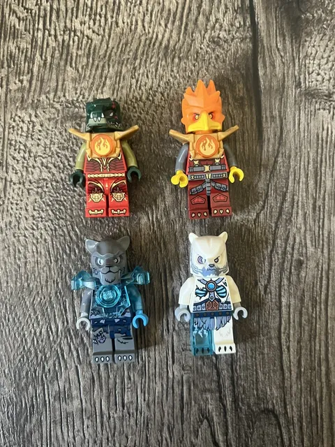 LEGO Legends of CHIMA Minifigure lot Iceklaw Stealthor Frax Cragger