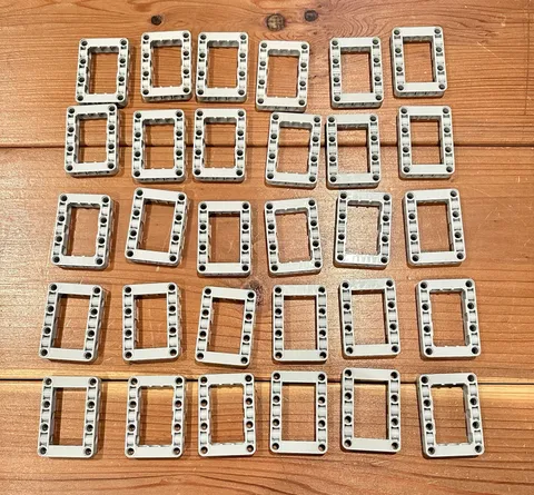 30x LEGO Part 64179 Frame Light Bluish Gray 5x7 Liftarm