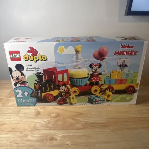 LEGO 10941 DUPLO Disney Mickey & Minnie Birthday Train 22 Pieces New Sealed NIB