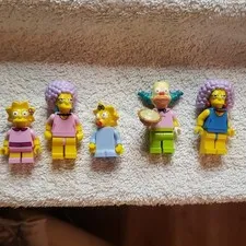 LEGO The Simpsons Minifigures Lot Lisa Maggie Selma Patty & Krusty