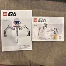 LEGO® Star Wars 75372 Clone Trooper & Battle Droid Pack Instruction Manuals Only