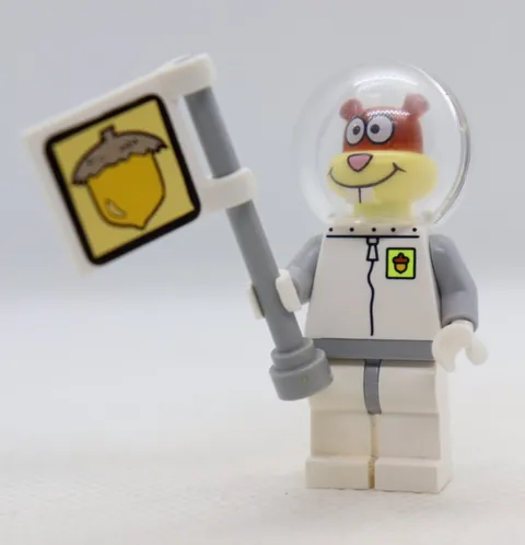 Sandy Cheeks 3816 Flag Spongebob Squarepants  LEGO® Minifigure Figure