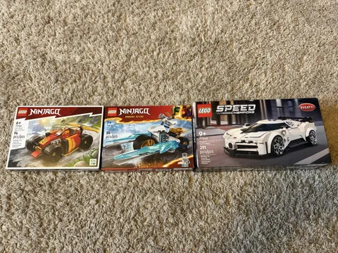 LEGO Set Lot New Sealed Ninjago 71780 71816 Speed Champions Bugatti 77240