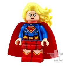 Lego DC Comics Superheroes Supergirl 2025 Custom Pad Printed Minifigure