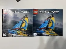 Lego Technic 42074 Racing Yacht Building Toy Instruction Manual 2 Books Only