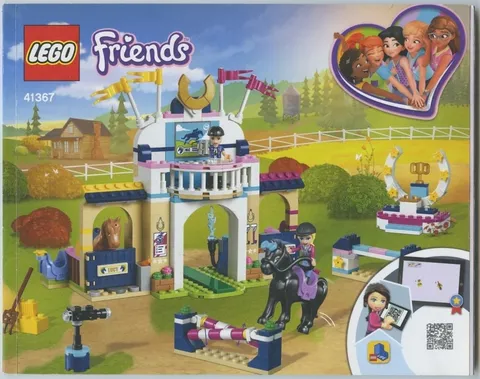 Lego Friends Stephanie's Horse Jumping (41367) Instructional Manual Booklet Only