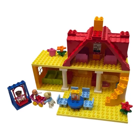 64 Of 71 Bricks from Lego Duplo Family House 5639 No box/manual