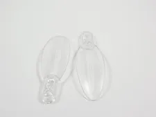 LEGO Lot of 2 Trans Clear 2x6x1 Leaf Part 3565 S4
