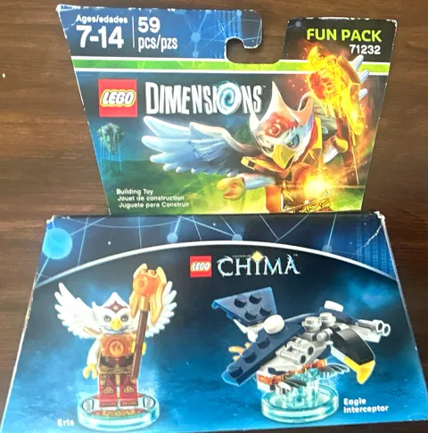 LEGO Dimensions Fun Pack Eris & Eagle Interceptor 59pc 3-in-1 Set 71232